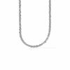 Thumbnail Image 0 of Ladies' 1.4mm Fashion Diamond-Cut Flashy Chain Necklace in 14K White Gold