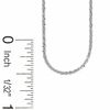Thumbnail Image 2 of Ladies' 1.4mm Fashion Diamond-Cut Flashy Chain Necklace in 14K White Gold