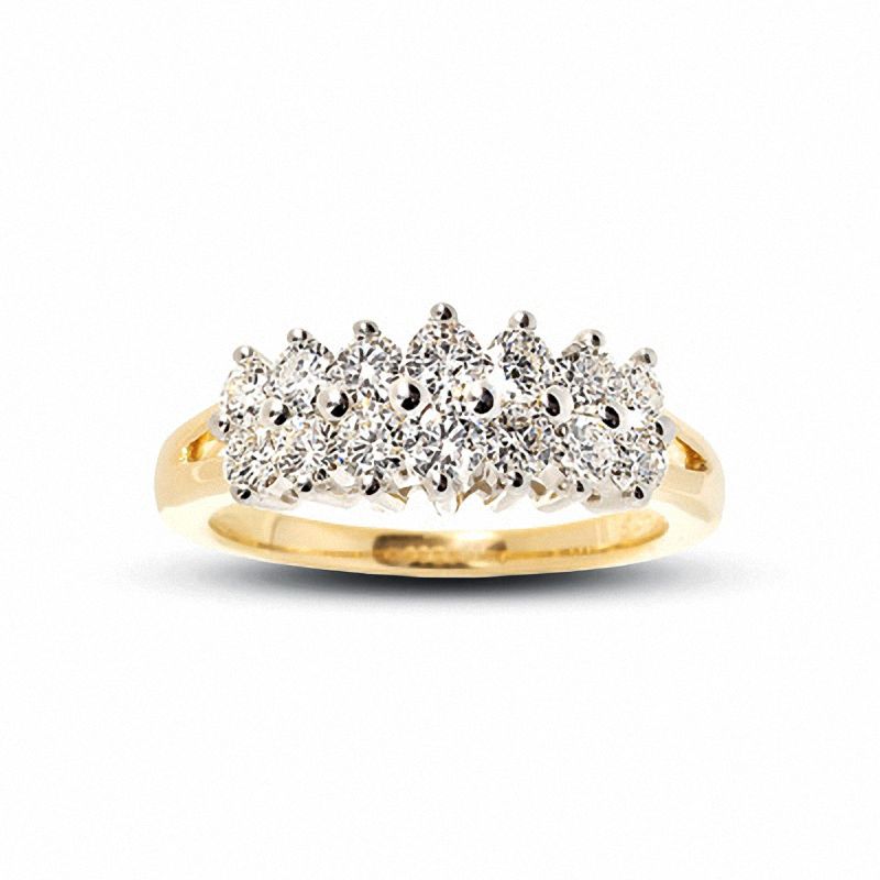 Main Image 1 of 1 CT. T.W. Diamond Pyramid Ring in 10K Gold