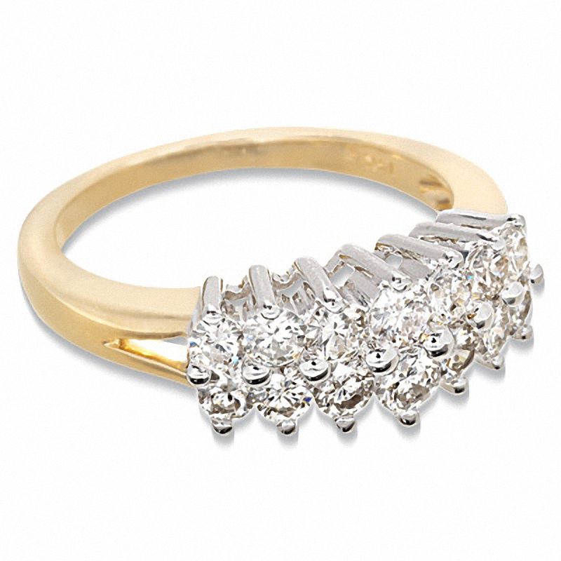 Main Image 3 of 1 CT. T.W. Diamond Pyramid Ring in 10K Gold