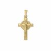 Thumbnail Image 1 of 14K Gold Sunburst Small Crucifix Charm