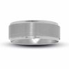Thumbnail Image 1 of 9.0mm Brushed Tungsten Wedding Band - Size 12