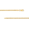Thumbnail Image 2 of 3.0mm Diamond-Cut Glitter Rope Chain Necklace in Solid 10K Gold - 20"