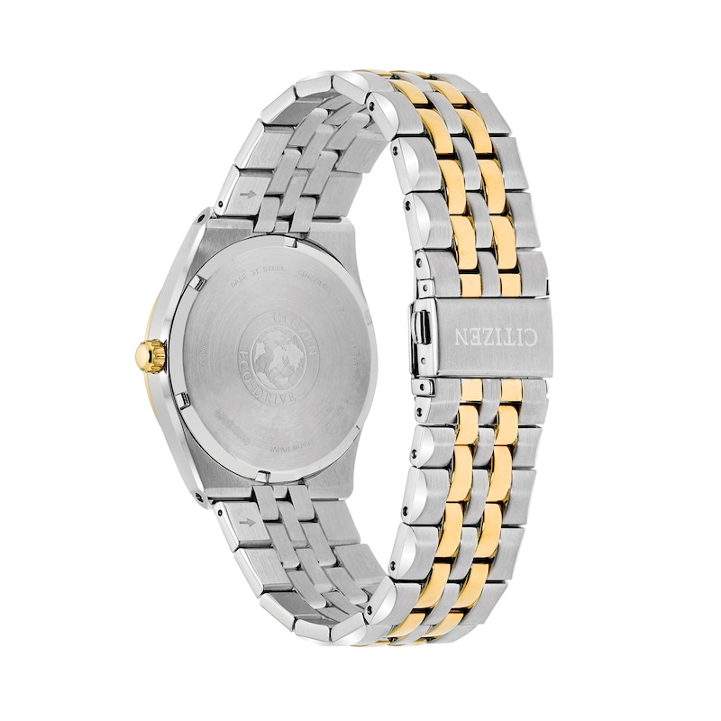 Men's Citizen Eco-Drive® Corso Two-Tone Watch with Navy Blue Dial (Model: BM7334-58L)