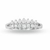 Thumbnail Image 1 of 1/2 CT. T.W. Diamond Pyramid Ring in 10K White Gold