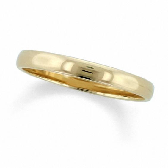 Ladies' 3mm Wedding Band in 14K Gold