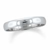 Thumbnail Image 1 of Men's 4mm Wedding Band in 14K White Gold