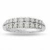 Thumbnail Image 0 of 1/2 CT. T.W. Diamond Two Row Band in 14K White Gold