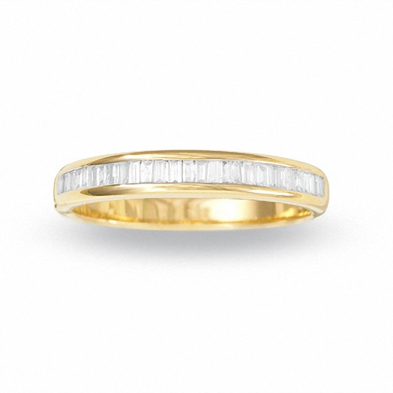 Main Image 1 of 1/4 CT. T.W. Classic Baguette Diamond Channel Band in 14K Gold