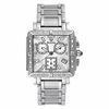 Ladies' Bulova Sport Chronograph Diamond Accent Watch With Square White Dial (Model: 96R000)