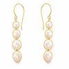 Thumbnail Image 1 of Journey Freshwater Cultured Pearl Circle Drop Earrings in 14K Gold