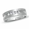Thumbnail Image 1 of 1/4 CT. T.W. Diamond Five Stone Band in 14K White Gold