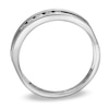 Thumbnail Image 1 of Men's 1/4 CT. T.W. Diamond Five Stone Band in 14K White Gold