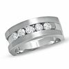 Thumbnail Image 1 of 1 CT. T.W. Diamond Five Stone Band in 14K White Gold