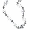 Thumbnail Image 1 of Simmons Jewelry Co. Men's 15mm Maltese Cross Necklace with Diamond Accents in Stainless Steel - 22"