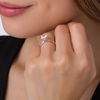 Thumbnail Image 2 of 1-1/2 CT. Certified Princess-Cut Diamond Solitaire Engagement Ring in 14K White Gold (I/I2)