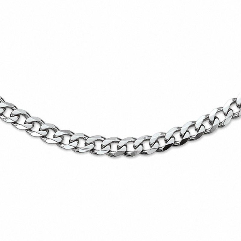 Men's 4.5mm Cuban Chain Necklace in Sterling Silver - 22"