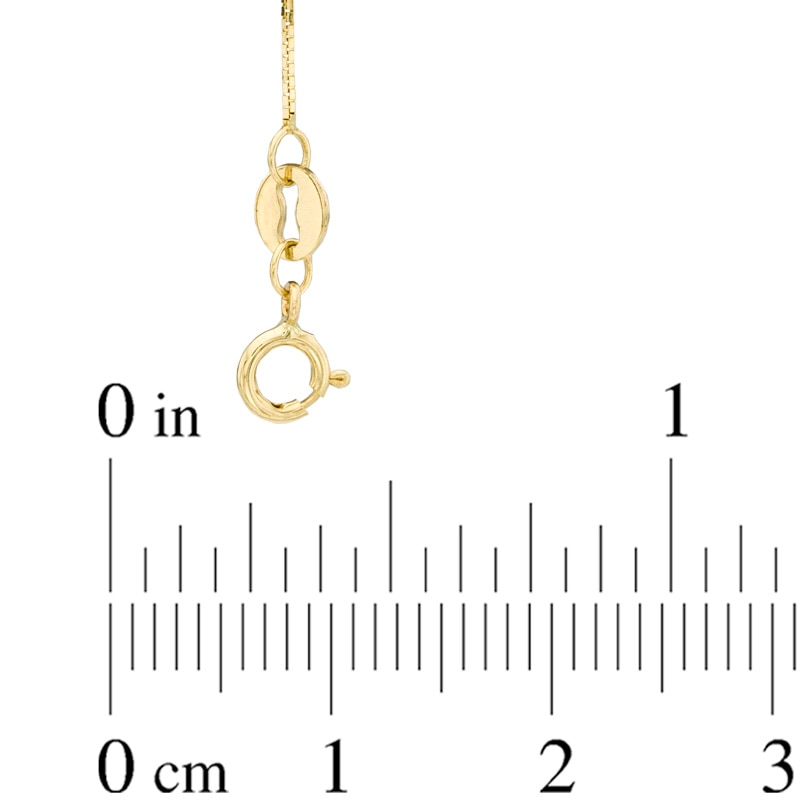 Main Image 2 of 0.52mm Box Chain Necklace in 14K Gold - 16"