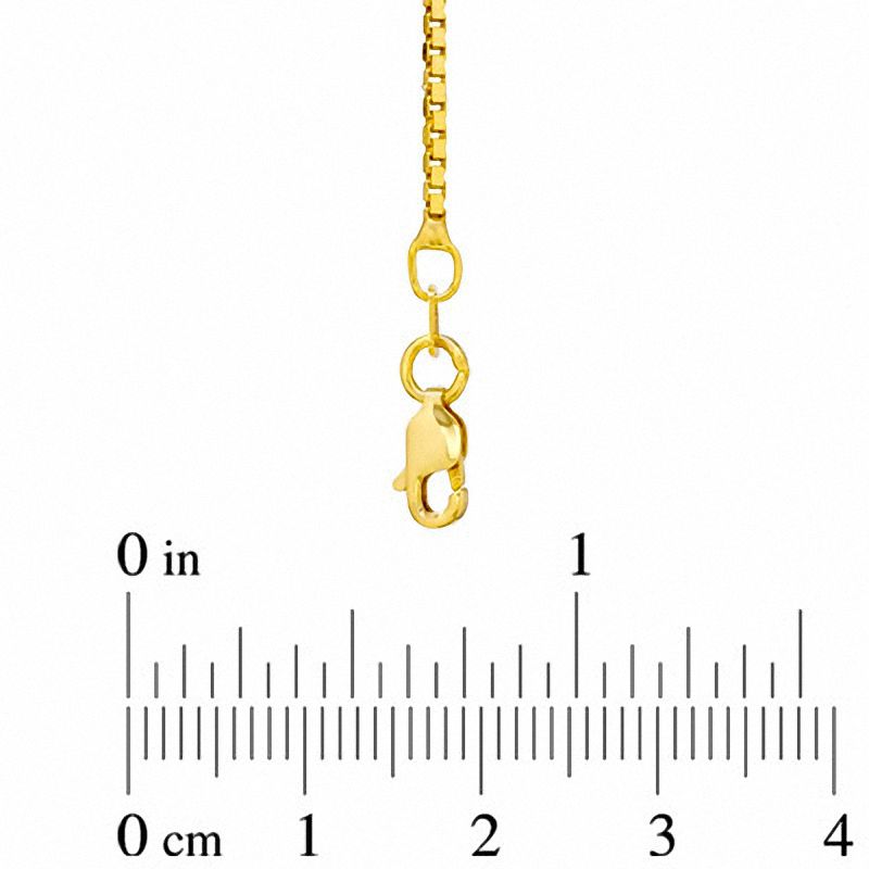 Main Image 2 of 1.15mm Box Chain Necklace in 14K Gold - 18"