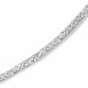 Thumbnail Image 1 of Reversible 4.0mm Omega Necklace in Sterling Silver and 10K Gold - 17"