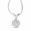 Thumbnail Image 0 of 3/4 CT. T.W. Diamond Solitaire Pendant in 14K White Gold
