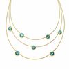 Thumbnail Image 1 of Blue Topaz Multi-Strand Necklace in 14K Gold