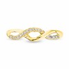 Thumbnail Image 1 of 1/10 CT. T.W. Diamond Twine Ring in 10K Gold