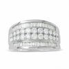 Thumbnail Image 1 of 1-1/2 CT. T.W. Diamond Double Row Ring in 14K White Gold