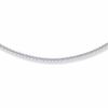 Thumbnail Image 0 of 1.3mm Square Wheat Chain Necklace in 14K White Gold - 18"