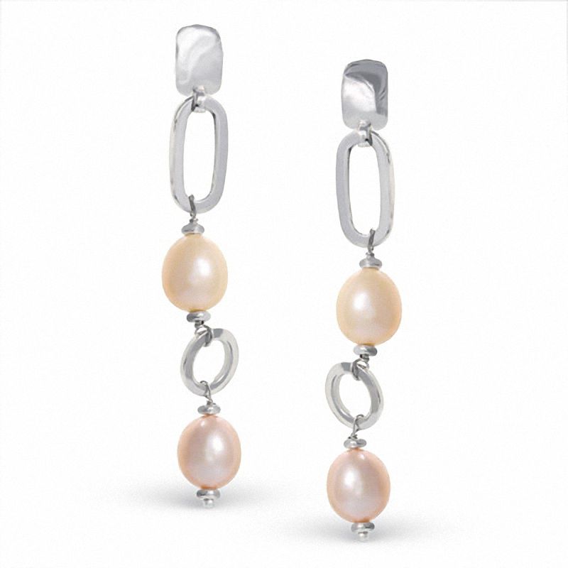 Main Image 1 of Freshwater Cultured Pearl Drop Earrings