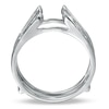 Thumbnail Image 2 of 1/4 CT. T.W. Diamond Channel Cathedral Solitaire Enhancer in 14K White Gold