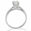 Thumbnail Image 2 of 3/4 CT. Certified Radiant-Cut Diamond Solitaire Engagement Ring in 14K White Gold