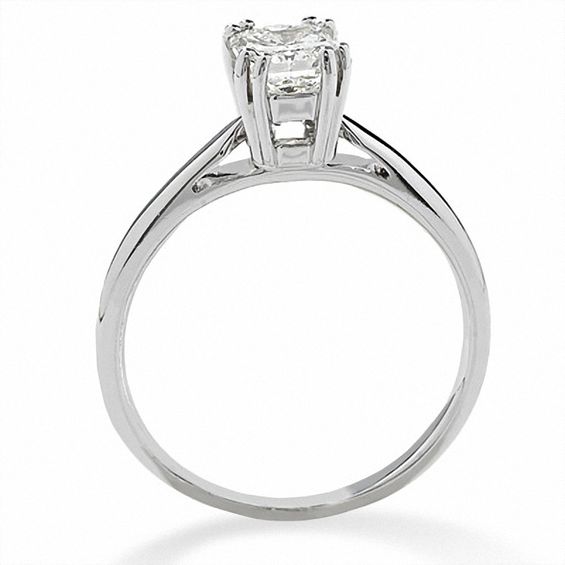 3/4 CT. Certified Radiant-Cut Diamond Solitaire Engagement Ring in 14K White Gold