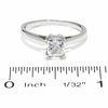 Thumbnail Image 3 of 3/4 CT. Certified Radiant-Cut Diamond Solitaire Engagement Ring in 14K White Gold