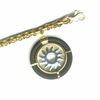 Thumbnail Image 1 of 18K Gold Two-Tone Sun Charm on Rolo Charm Bracelet