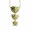 Thumbnail Image 1 of 18K Gold Etruscan Shield Drop Necklace