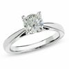 Thumbnail Image 1 of Celebration Lux® 1 CT. Certified Diamond Solitaire Engagement Ring in 18K White Gold (I/SI2)