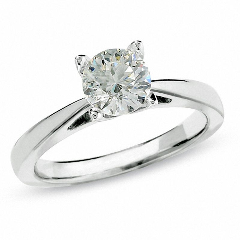 Celebration Lux® 1 CT. Diamond Solitaire Engagement Ring in 14K White Gold (I/SI2)