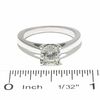 Thumbnail Image 4 of Celebration Lux® 1 CT. Certified Diamond Solitaire Engagement Ring in 18K White Gold (I/SI2)