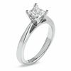 Thumbnail Image 3 of Celebration Lux® 1 CT. Princess-Cut Certified Diamond Solitaire Engagement Ring in 18K White Gold (I/SI2)