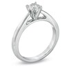 Thumbnail Image 2 of Celebration Lux® 1/2 CT. Certified Diamond Solitaire Engagement Ring in 18K White Gold (I/SI2)