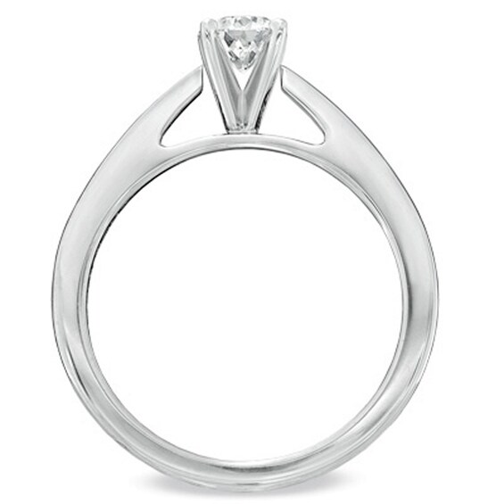 Celebration LuxÂ® / CT. Certified Diamond Solitaire Engagement Ring in 18K White Gold (I/Si2
