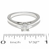 Thumbnail Image 4 of Celebration Lux® 1/2 CT. Certified Diamond Solitaire Engagement Ring in 18K White Gold (I/SI2)