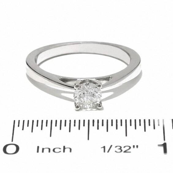 Celebration LuxÂ® / CT. Certified Diamond Solitaire Engagement Ring in 18K White Gold (I/Si2