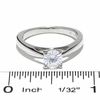 Thumbnail Image 4 of Celebration Lux® 3/4 CT. Certified Diamond Solitaire Engagement Ring in 18K White Gold (I/SI2)