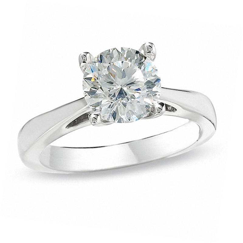 Celebration Lux® 2 CT. Diamond Solitaire Engagement Ring in 14K White Gold (I/SI2)