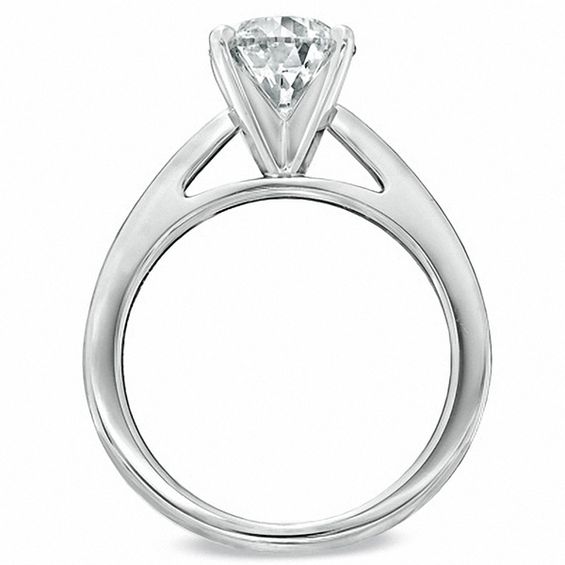 Celebration Lux® 2 CT. Certified Diamond Solitaire Engagement Ring in 18K White Gold (I/Si2)