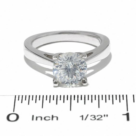 Celebration Lux® 2 CT. Certified Diamond Solitaire Engagement Ring in 18K White Gold (I/Si2)