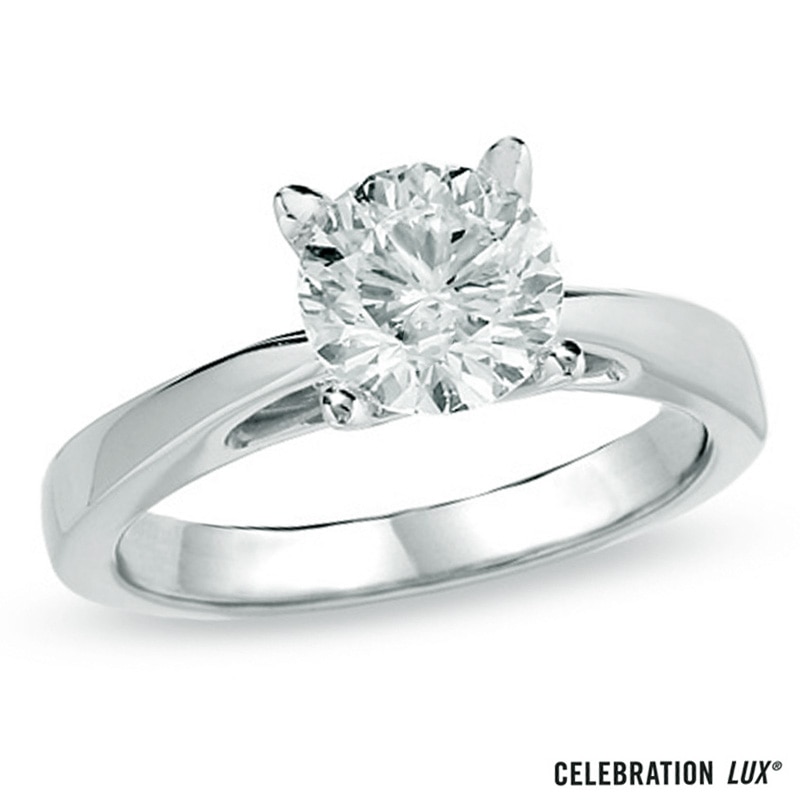 Celebration Lux® 1-1/2 CT. Diamond Solitaire Engagement Ring in 14K White Gold (I/SI2)