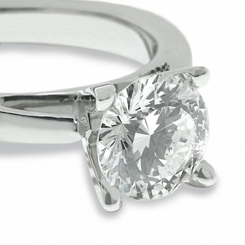 Main Image 2 of Celebration Lux® 1-1/2 CT. Certified Diamond Solitaire Engagement Ring in 18K White Gold (I/SI2)